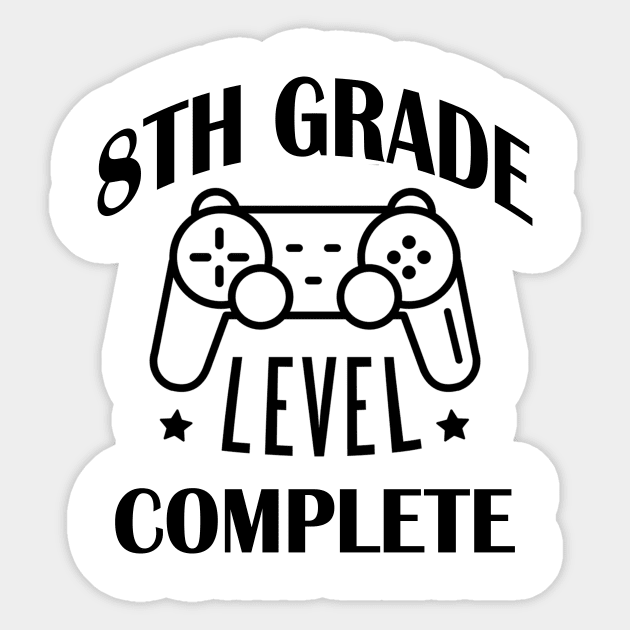 2020 8th Grade Graduation Gamer Graduation Gifts Sticker by mo designs 95